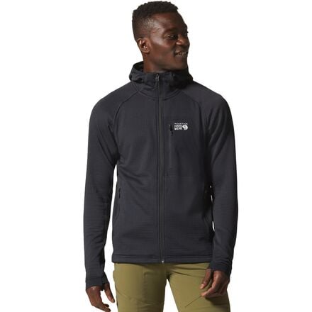 Polartec Power Grid Full-Zip Hoodie - Men's